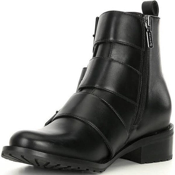 BLONDO CAMILA WATERPROOF LEATHER COMBAT BOOTS 7.5 - Picture 2 of 6